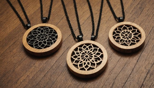 Laissez-vous séduire par l'élégance des pendentifs en bois